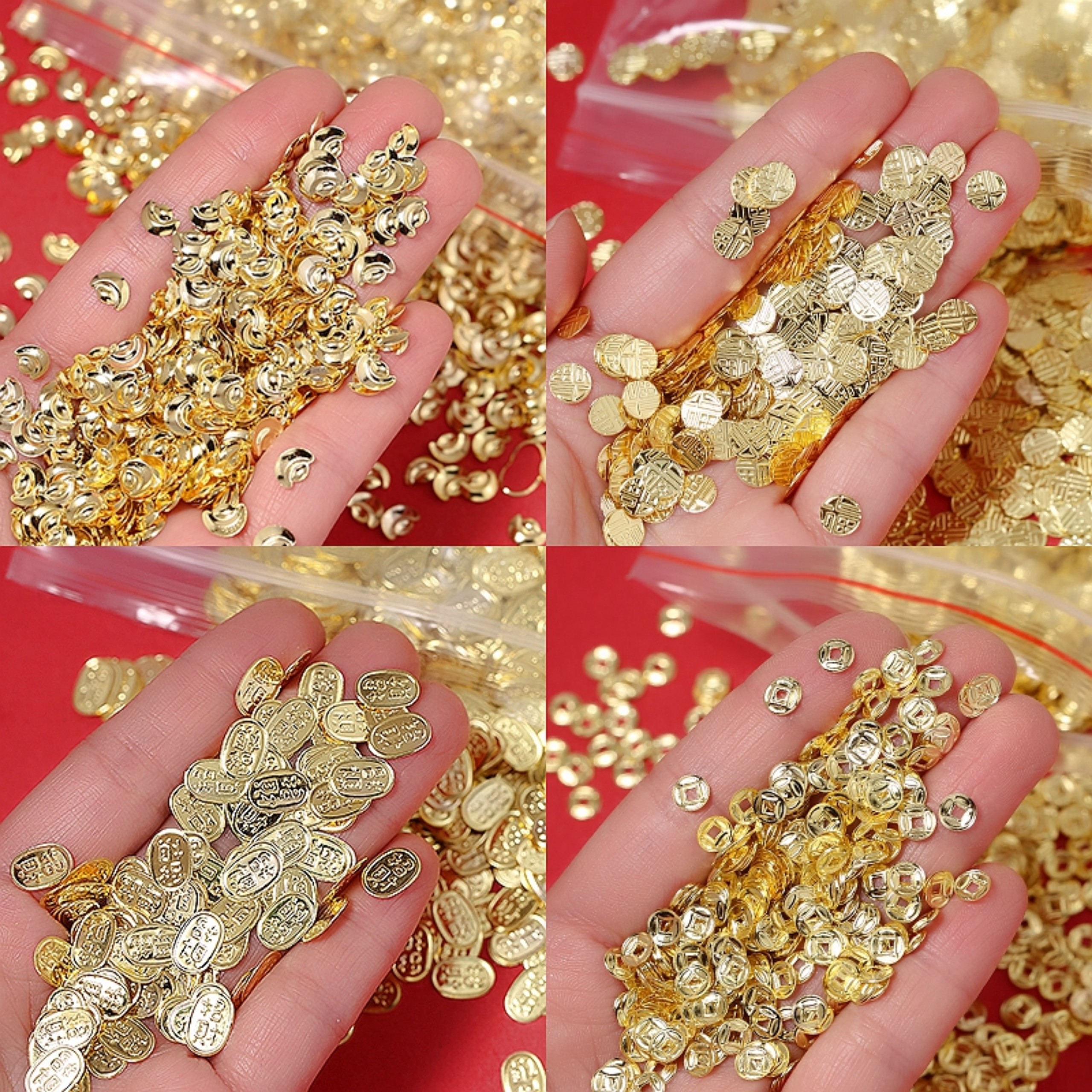 Charm Tết Đính Móng Tay Chân