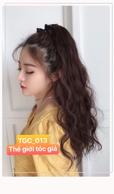 [HCM]TÓC GIẢ CỘT XOĂN SÓNG NƯỚC C013