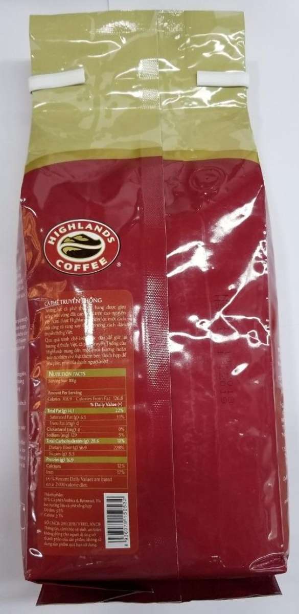 Cà phê bột Truyền thống Highlands Coffee 1kg