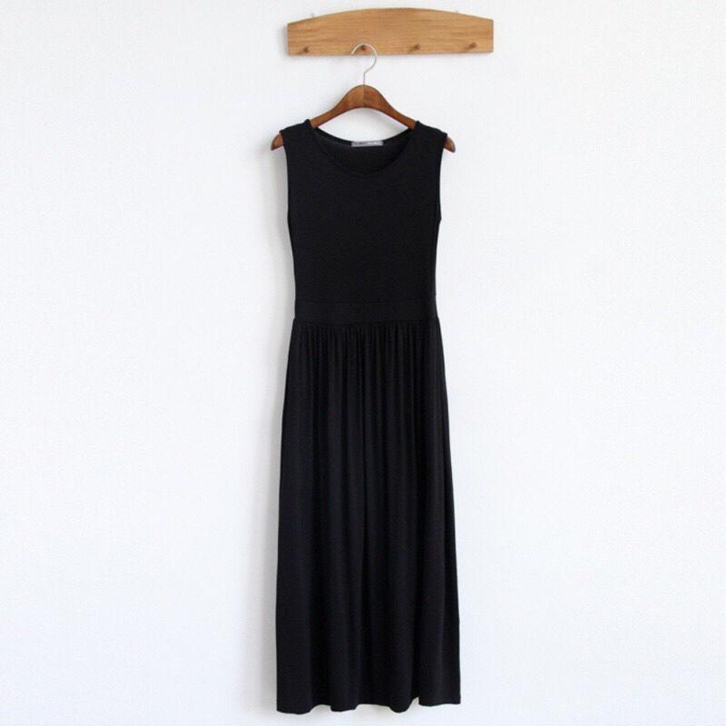 Đầm maxi suông đơn giản mùa hè - Basic Maxi Dress D0202