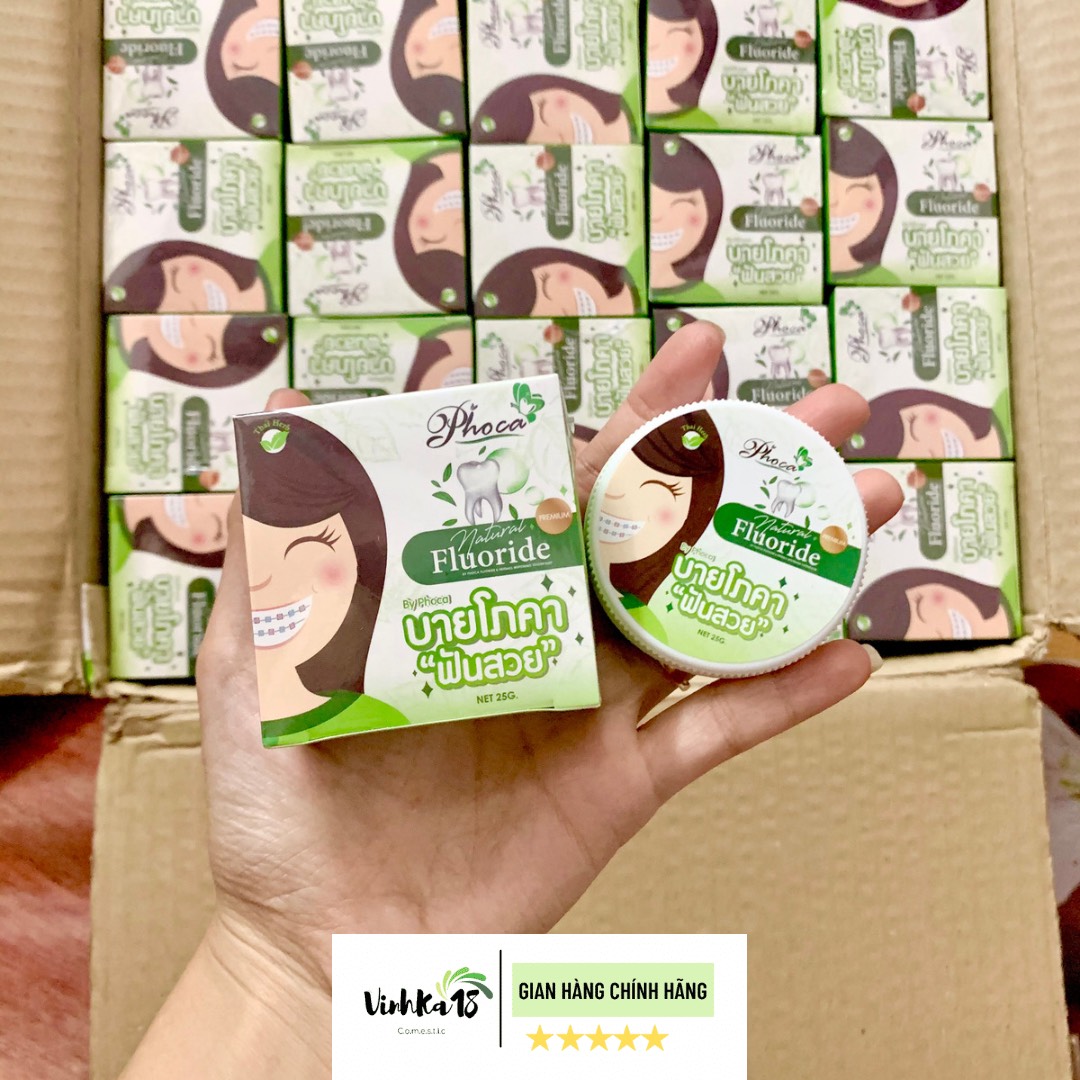 [CHUYÊN SỈ] Kem Đánh Răng Thảo Dược Phoca Thái Lan 25g
