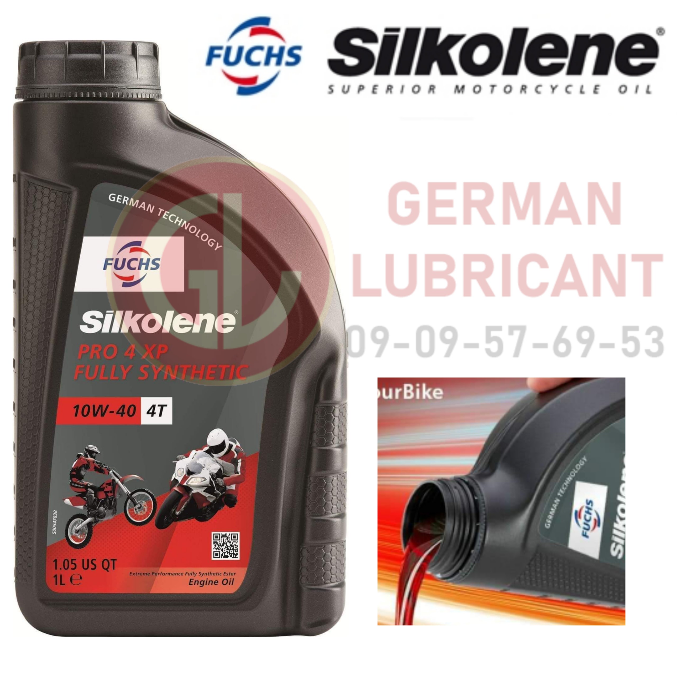 Dầu nhớt Fuchs Silkolene Pro 10w40 1 lít German Lubricant
