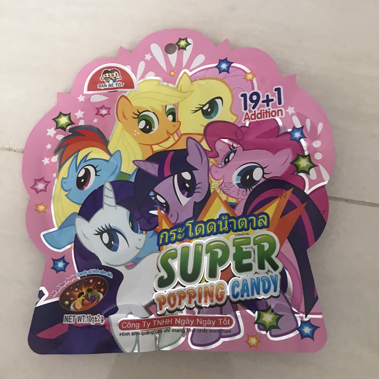 [ Combo 2 gói ] Kẹo Nổ SUPER POPPING CANDY - Bịch 10g