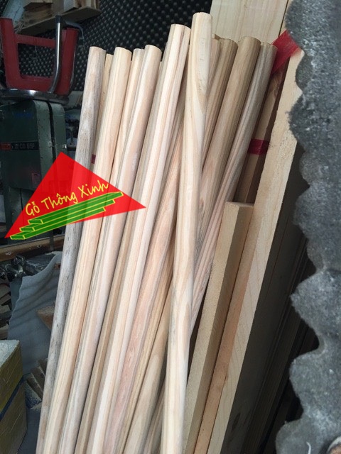 [HCM]Thanh gỗ tròn dài 50cm đường kính 2cm