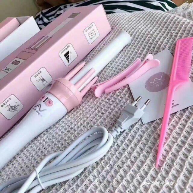 Máy làm xoăn xoay tự động tóc 360 độ