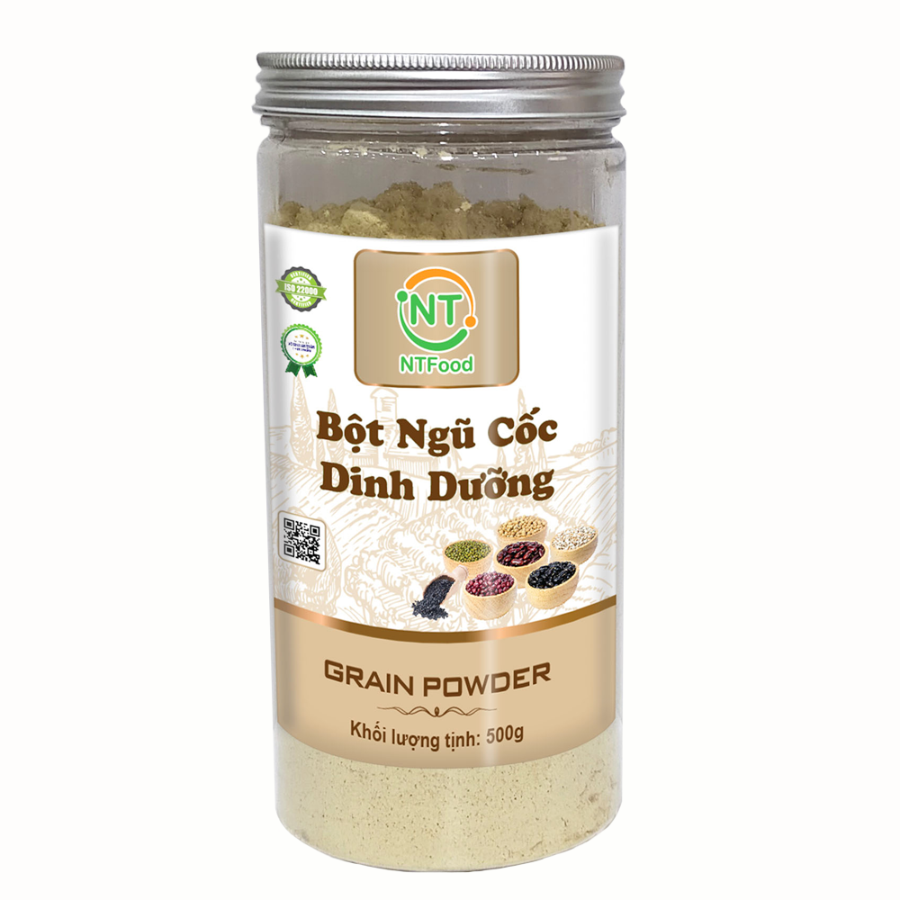 Bột ngũ cốc dinh dưỡng các loại đậu ntfood 500g - nhất tín food