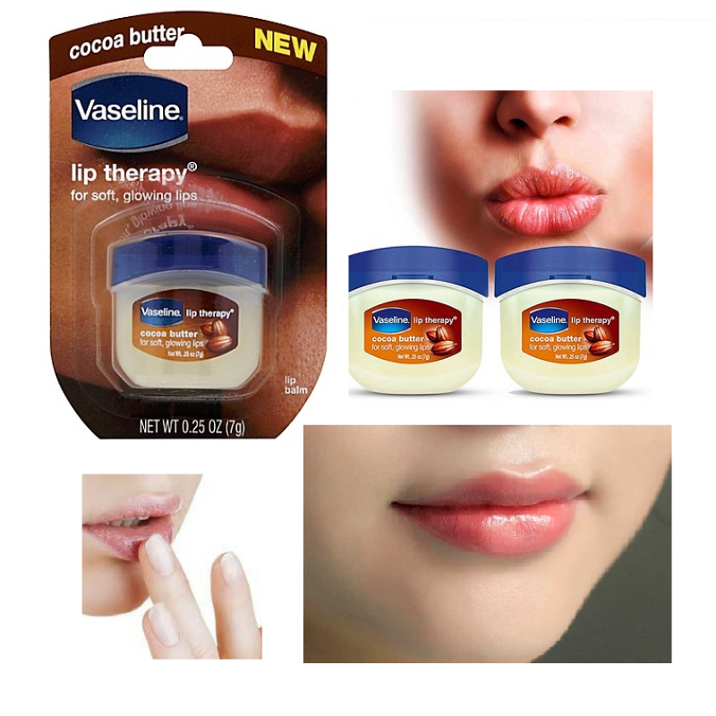 Son Dưỡng Môi Vaseline Lip Therapy Cocoa Butter 7g (Nâu) cao cấp