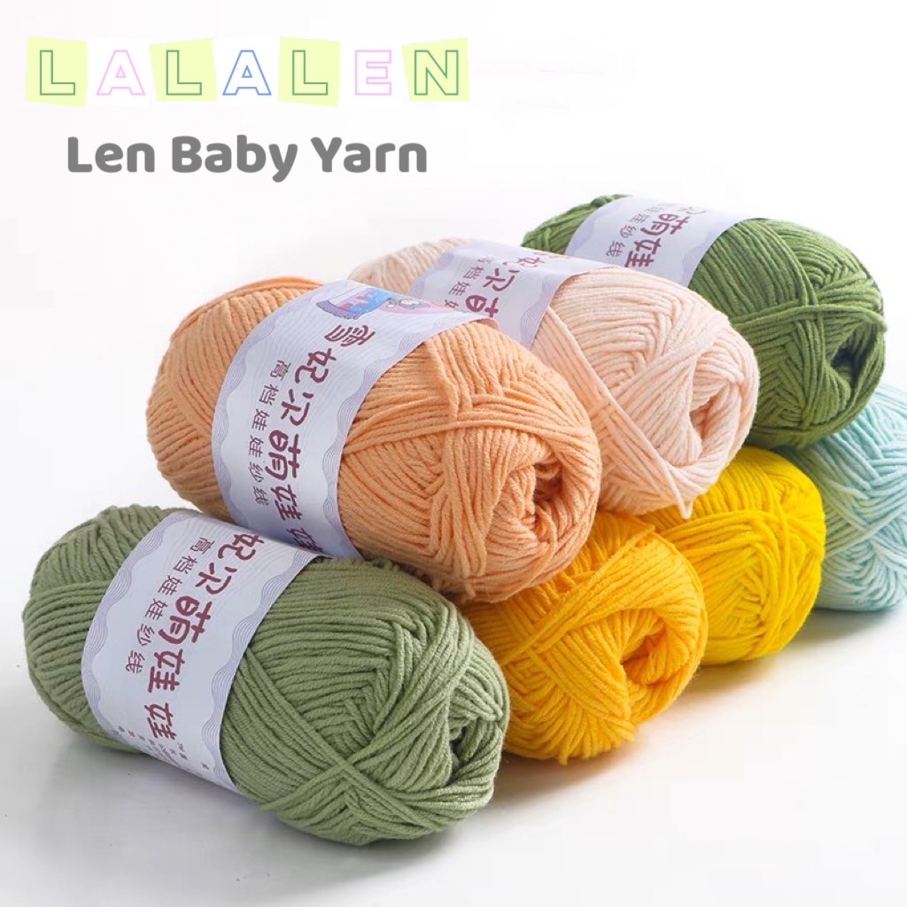Len Baby Yarn Cuộn 40gr - Hàng Chính Hãng (Mã 34-67)