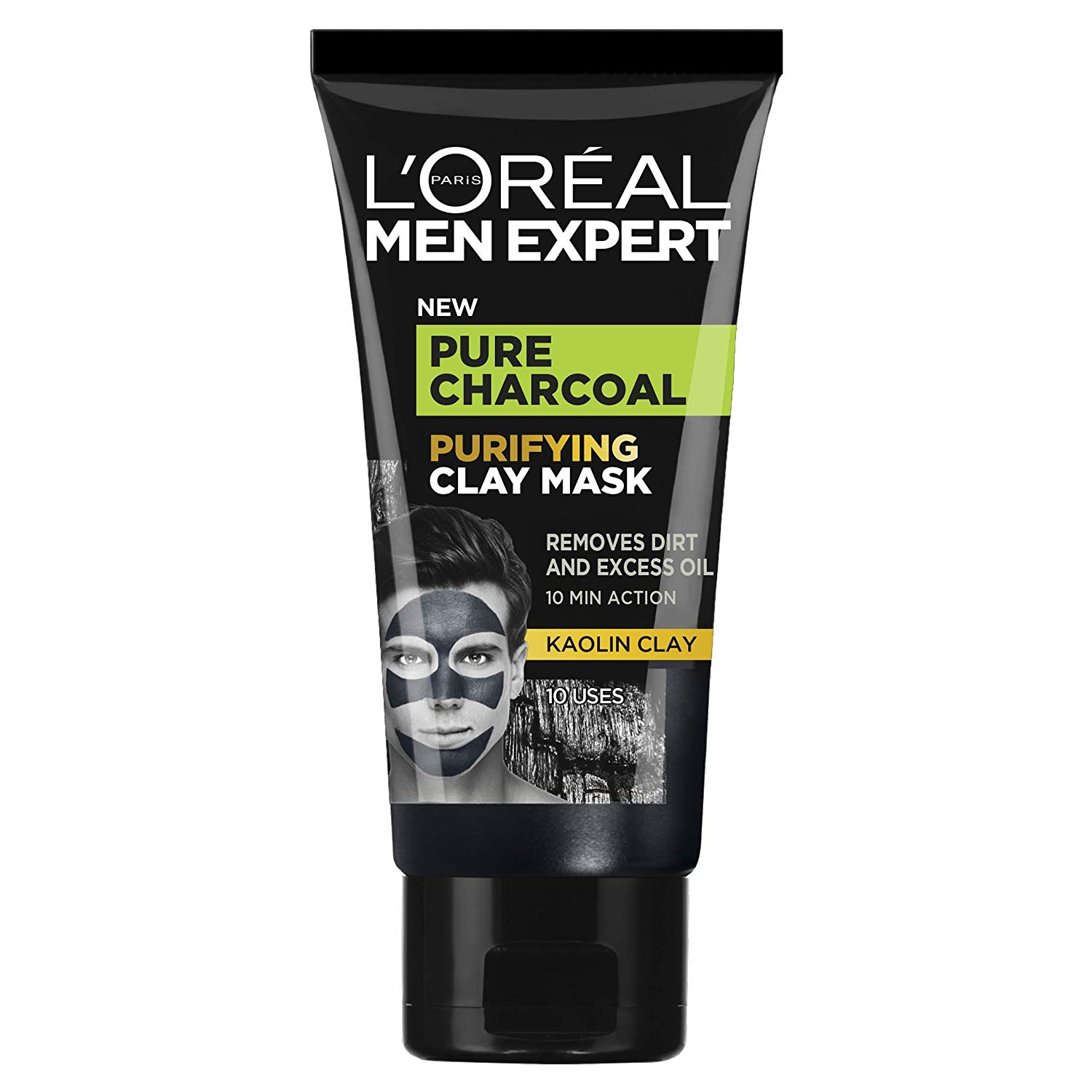 [HCM]Mặt nạ đất sét than đá LOreal Men Expert Pure Charcoal Purifying Clay Mask 50ml