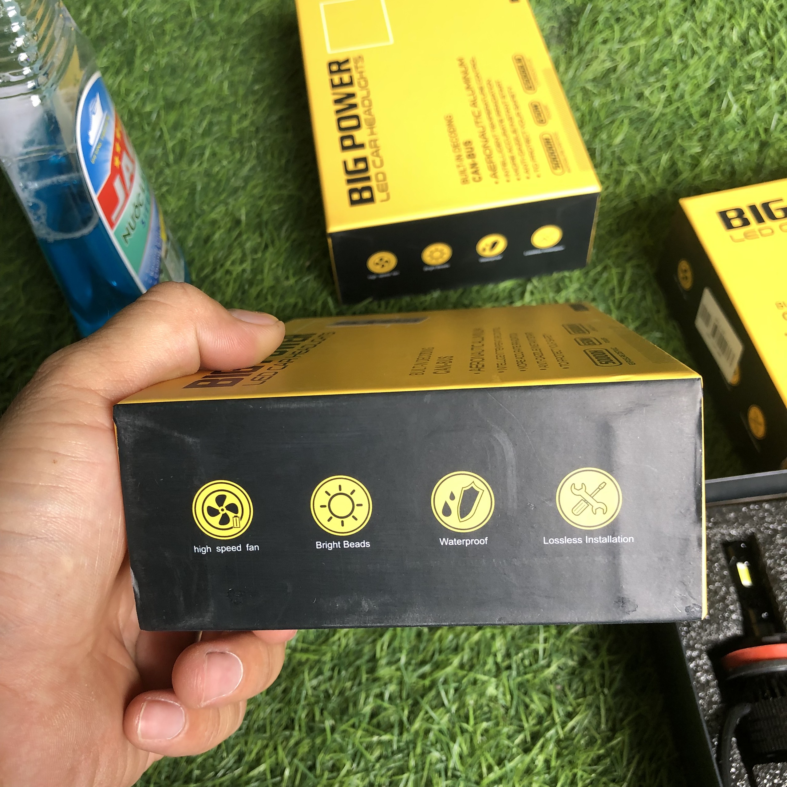 CẶP BÓNG ĐÈN GẦM LED CHÂN H11