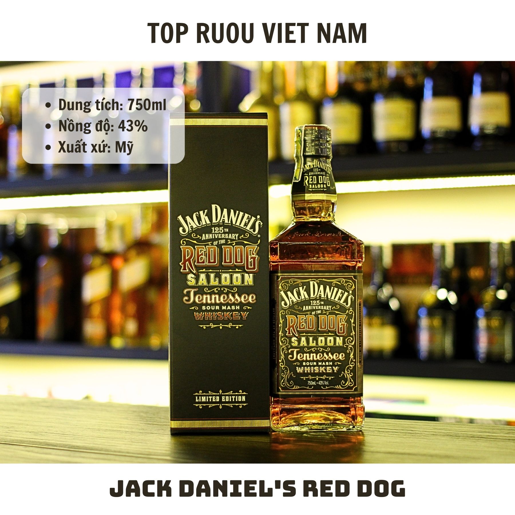 [Top Rượu VN] Rượu Whisky Jack Daniel's No7 Apple - Honey - Fire - Red Dog - Single Barrel - 700ml - 1000ml [Chính Hãng]