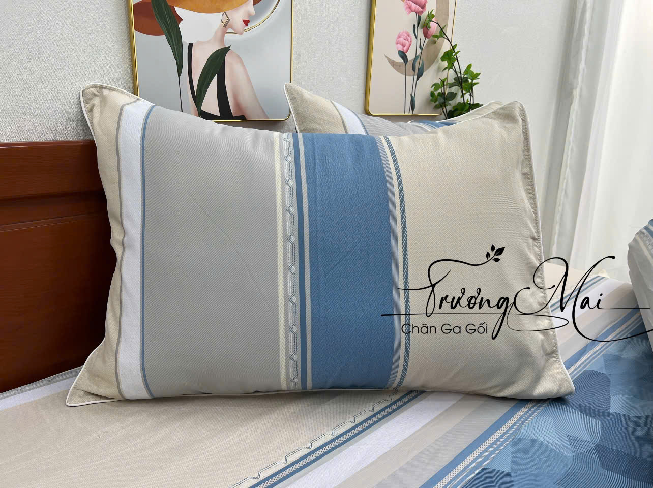 Chăn Ga Lụa Tencel mát mịn mềm mát họa tiết sang trọng