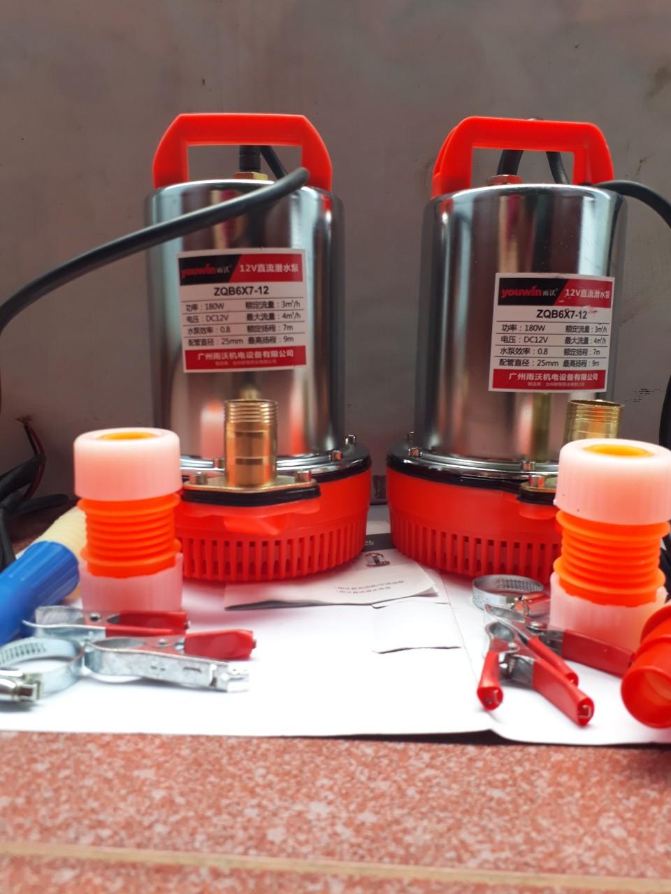 Bơm chìm Inox 12V - 180W