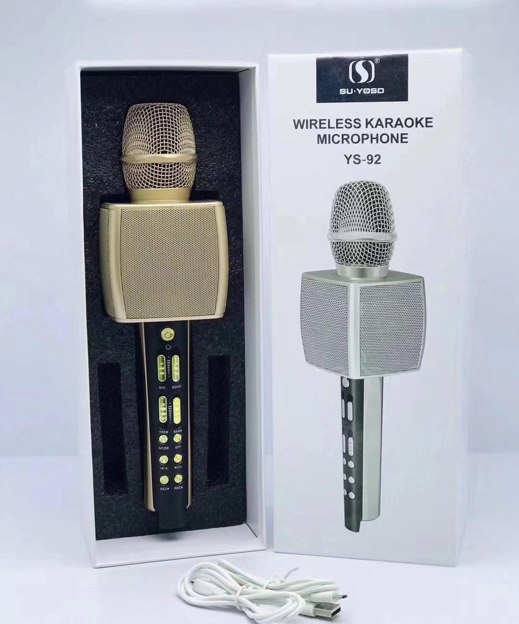 Micro karaoke lluetooth cao cấp SU YOSD YS-92 âm thanh cực vang