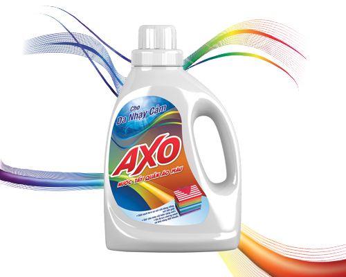 Nước tẩy quần áo màu axo 800ml