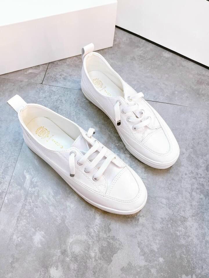 GIÀY SLIPON NỮ BA KHUY MẪU MỚI SIÊU HOT ( Hàng Loại 1)