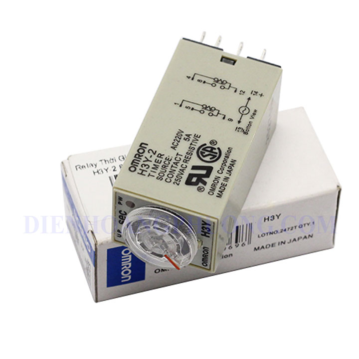 Relay Thời Gian Timer Omron H3Y-2 , Relay Thời Gian Timer Omron H3Y-4