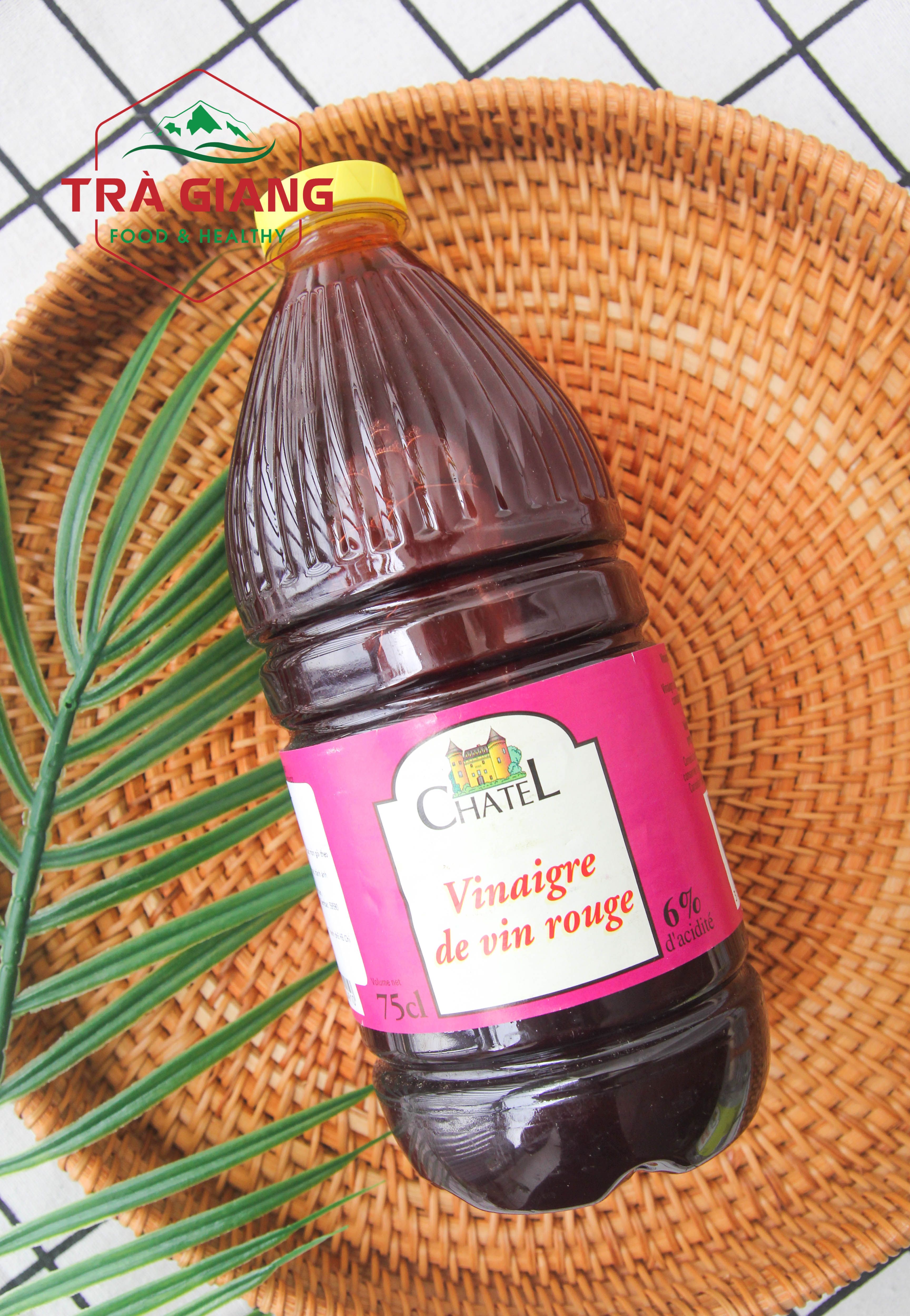 Giấm nho đỏ Chatel Vinaigre 750ml