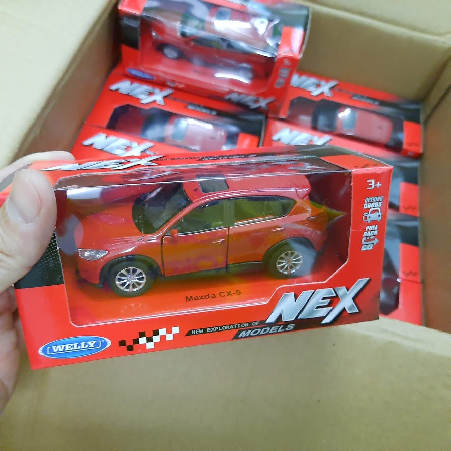 Xe ô tô mô hình Huyndai Tucson / mazda CX5 tỉ lệ 1:36 xe bằng kim loại đồ chơi trẻ em hãng welly