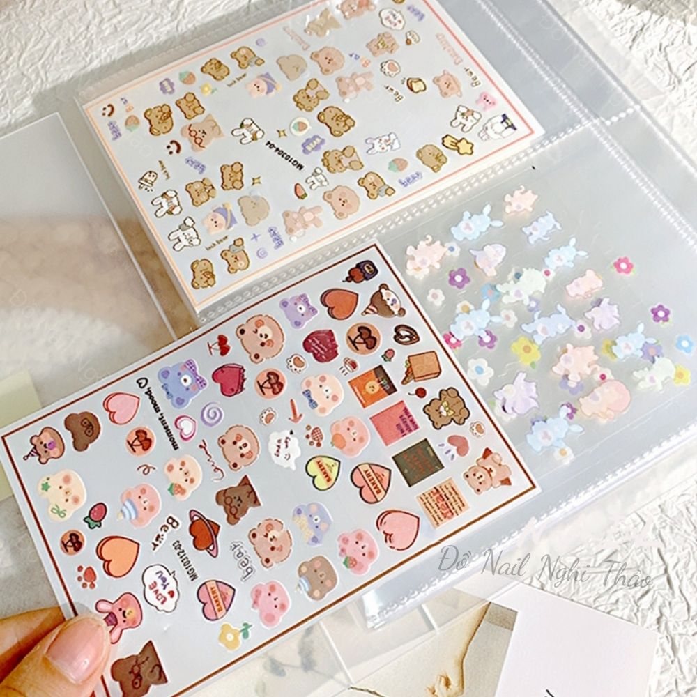 Sổ đựng sticker nail