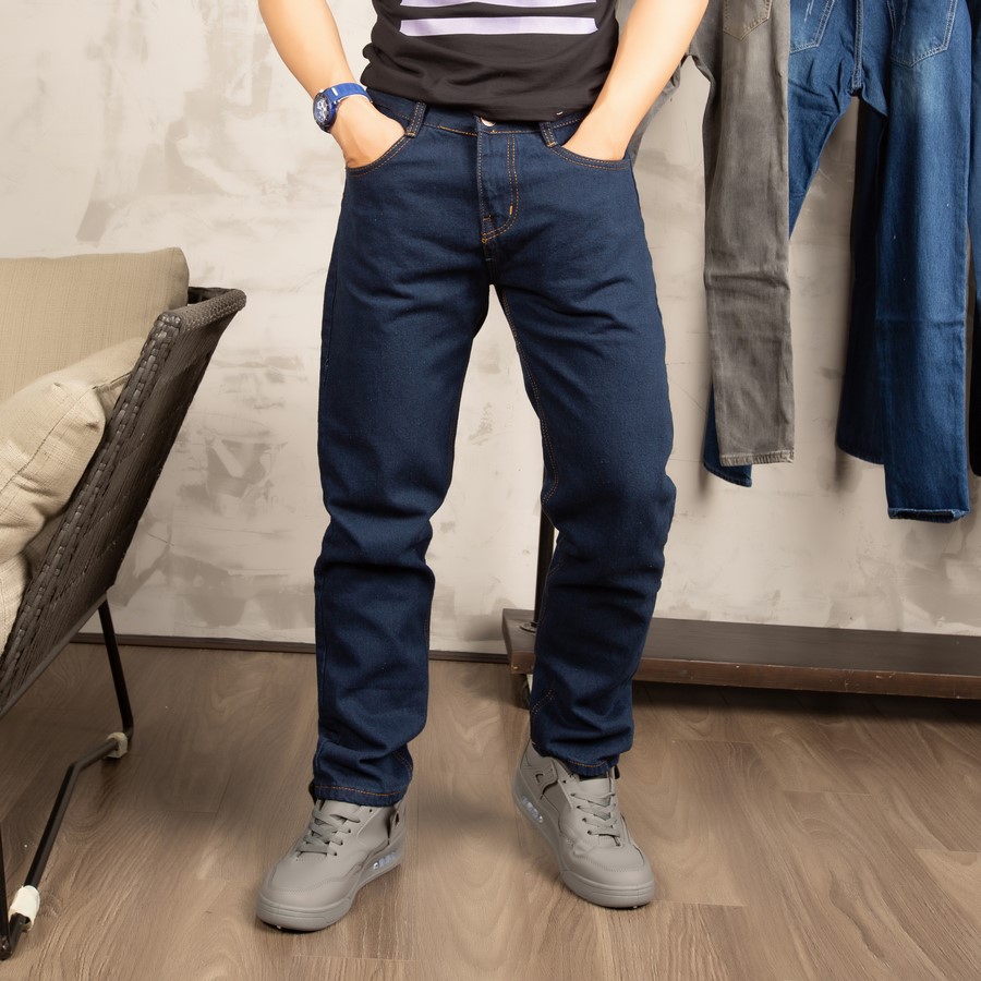 [Hoàn Tiền 15%] [HCM]Quần jean nam ống suông chất jean dày dặn siêu bền đẹp SG61 Saosaigon