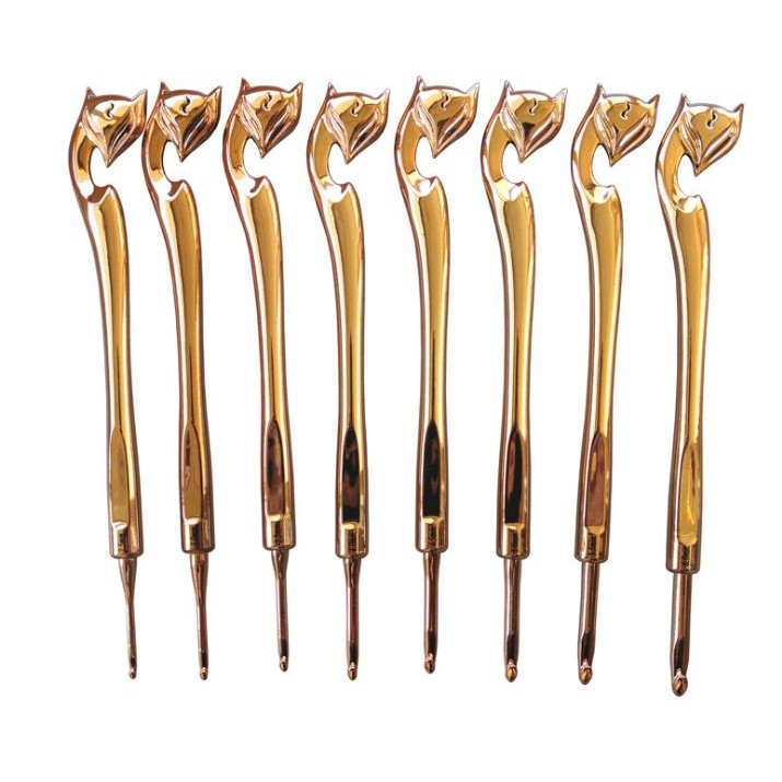 Bộ kim móc cáo / bộ kim móc len hình cáo 180k/bộ