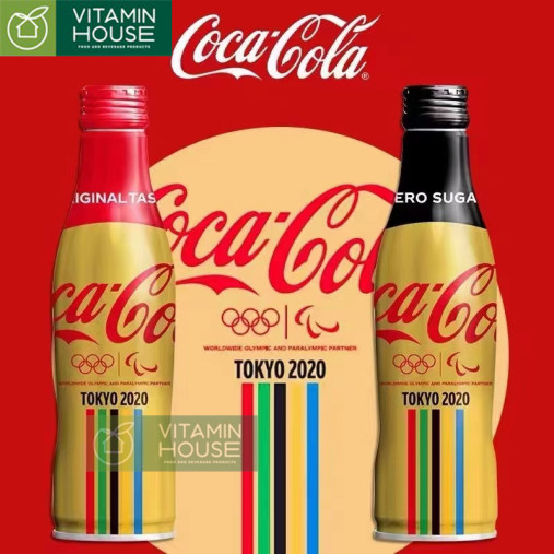 Nước ngọt có ga CocaCola Nhật Chai Nhôm Cao 250ml Limited Edition Tokyo 2020 813270355_VNAMZ-2217094956