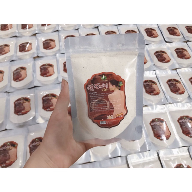 Ủ trắng cafe đậu đỏ 100gr dùng cho face body