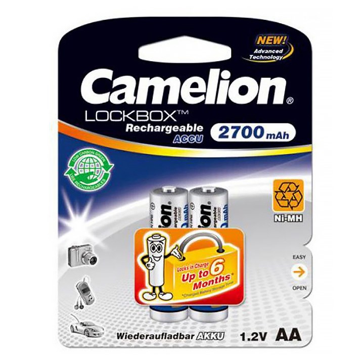 2 Pin sạc AA Camelion 2700mAh
