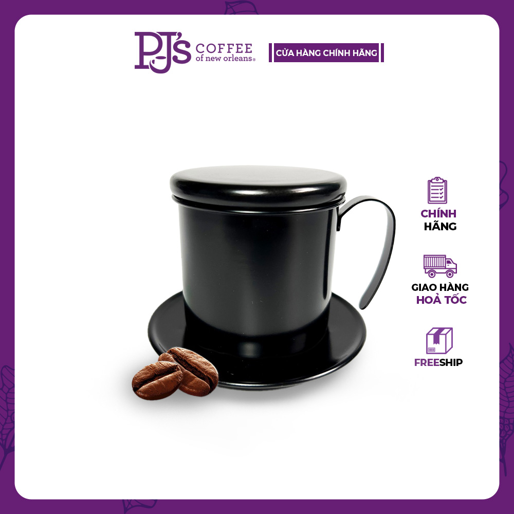 Coffee filter PJ'S coffee stainless steel high grade plated black - 170ml