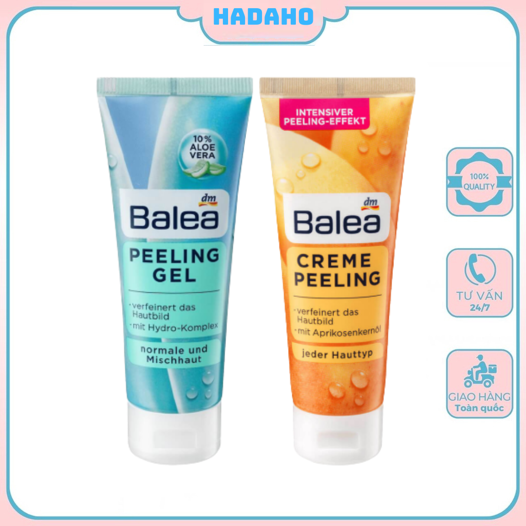 Hàng nội địa Đức Đủ Bill]Tẩy da chết mặt Balea 75ml [Hàng nội địa Đức Đủ Bill]
