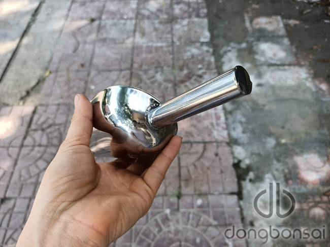 Muỗng xúc đất thay chậu chất liệu inox size 12cm