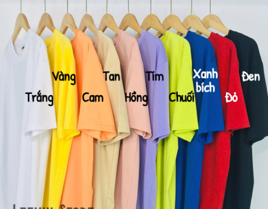 Áo thun nam nữ trơn unisex form rộng tay lỡ - kiểu áo phông nữ thun cotton 4 chiều