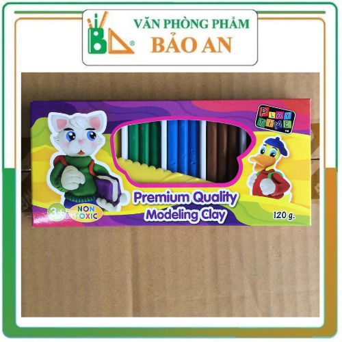 Đất nặn 6 màu playtime 013-tr6120 - văn phòng phẩm bảo an