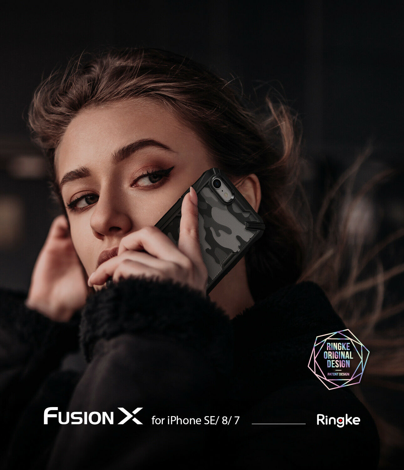 Ốp lưng iPhone SE 2022 / 2020 / iPhone 8 / 7 Ringke Fusion X Hàn Quốc (iPhone SE 3rd / 2nd)