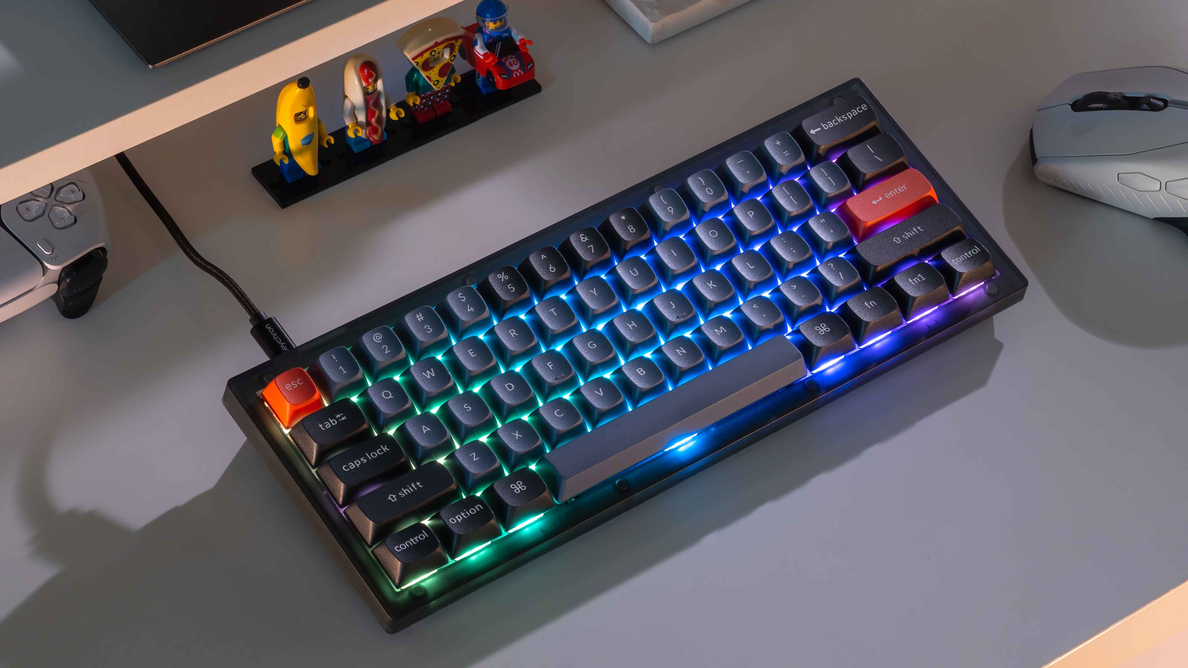 Keychron V4 ( Núm vặn, Mạch Xuôi, Led RGB, Hotswap ) - Bàn phím cơ Custom QMK