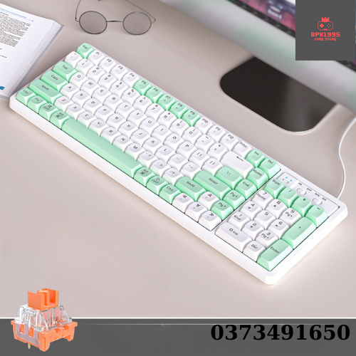 Bàn Phím Cơ GK102 HOTSWAP LANGTU Golden Switch Bàn phím cơ cao cấp dành cho game thủ