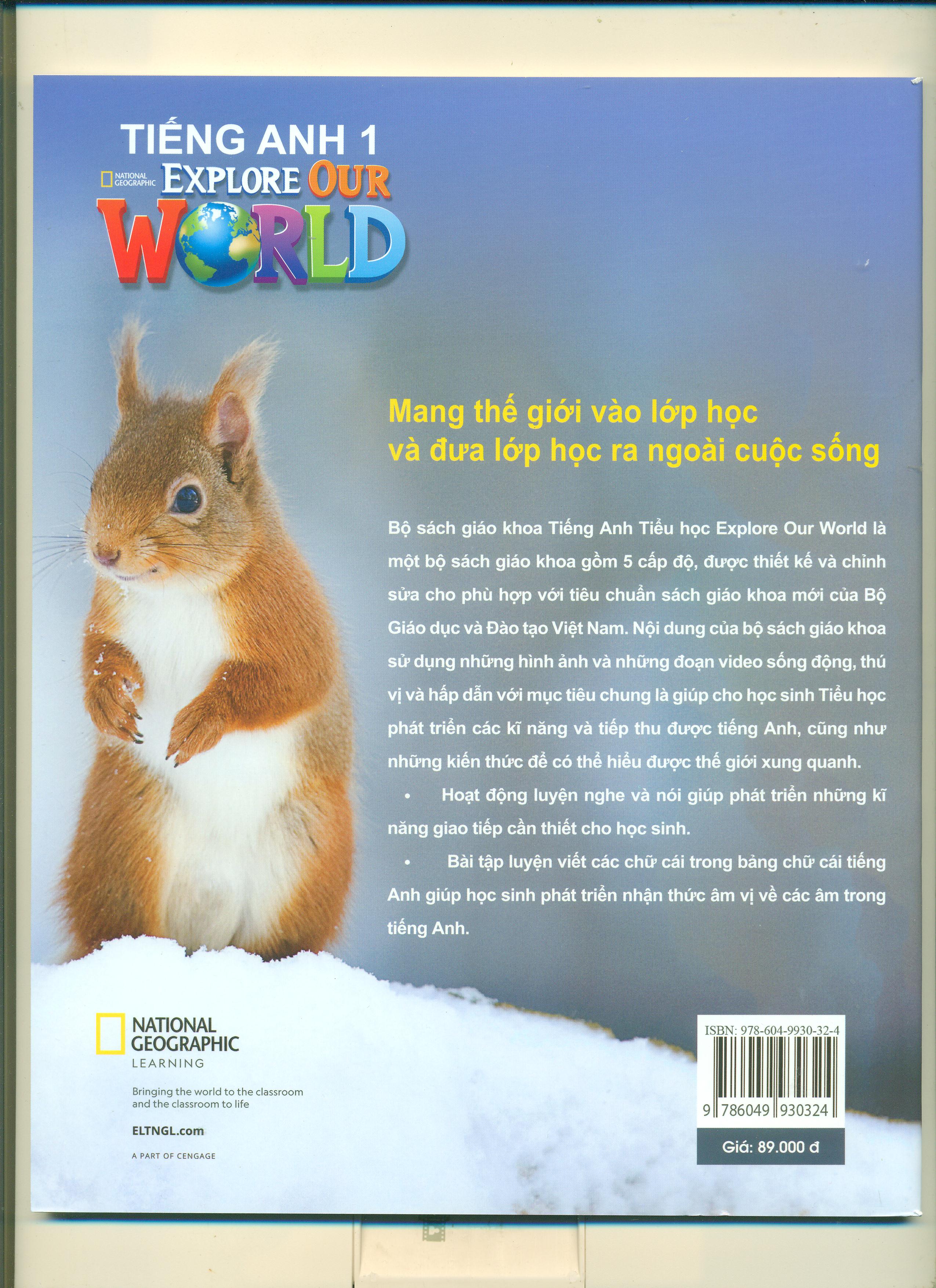Sách Tiếng Anh 1 - Explore our world (bộ Cánh Diều)