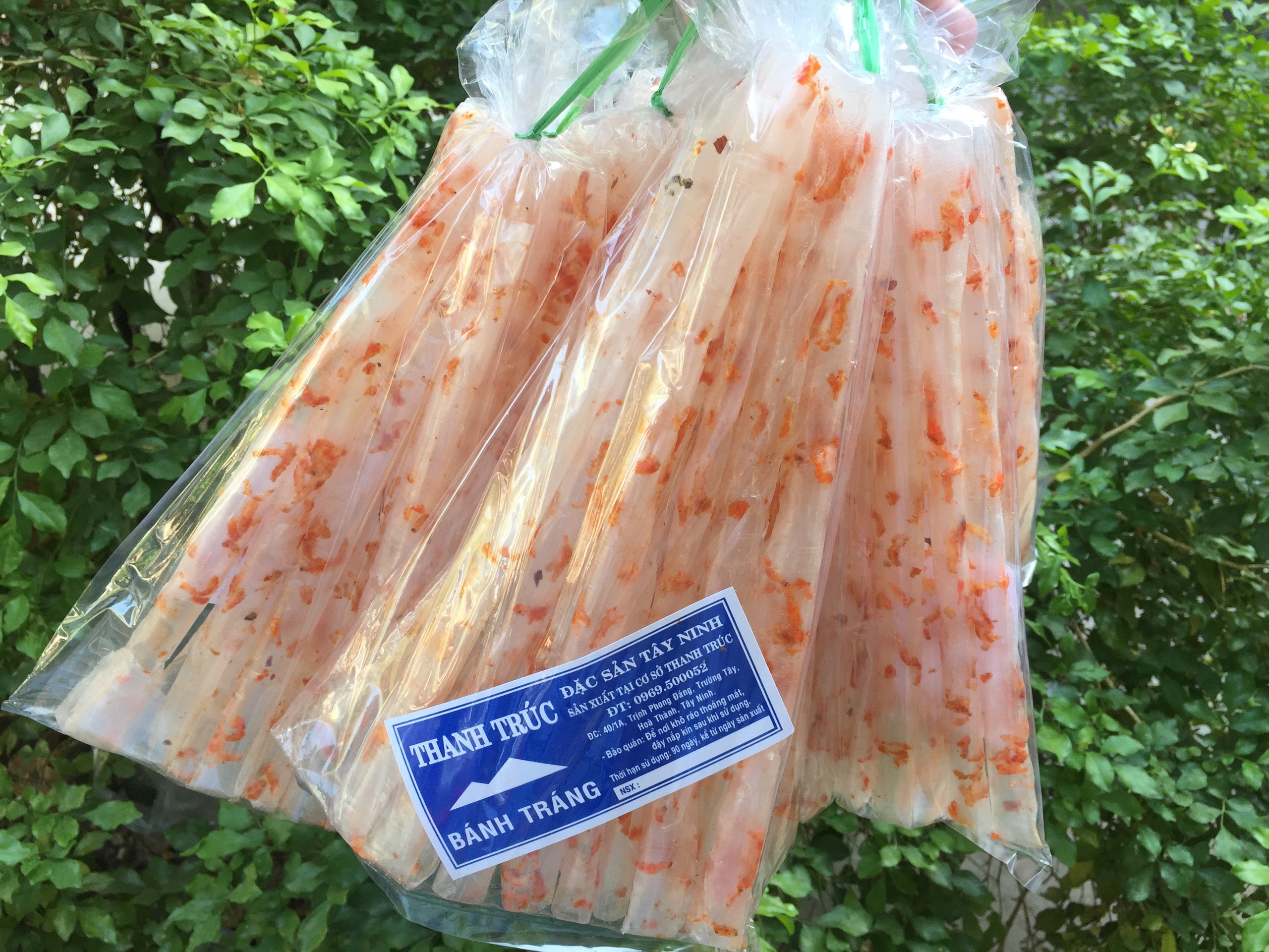 [Xâu 10 Bịch] Bánh Tráng Ống Tôm Bánh Tráng Tây Ninh