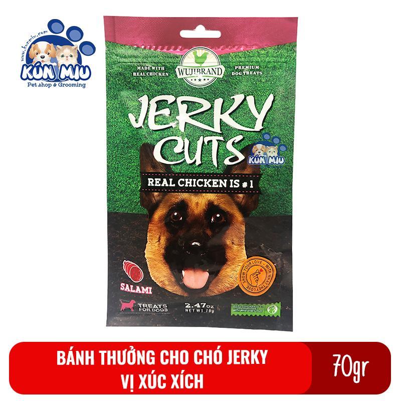 Bánh thưởng cho chó Jerky 70gr Vị xúc xích