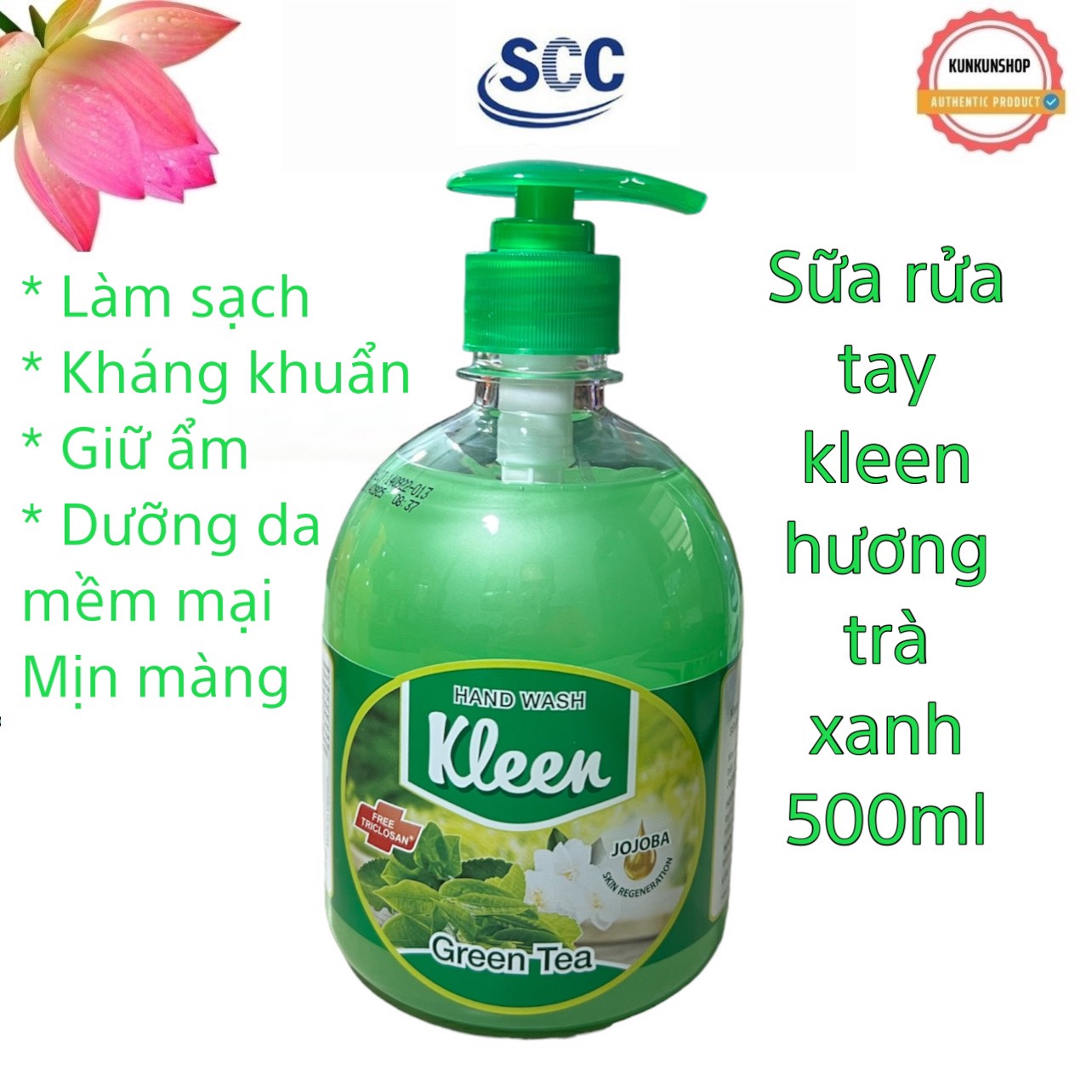 Sữa rữa tay Kleen 500ml