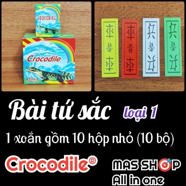 Cây bài tứ sắc loại 1