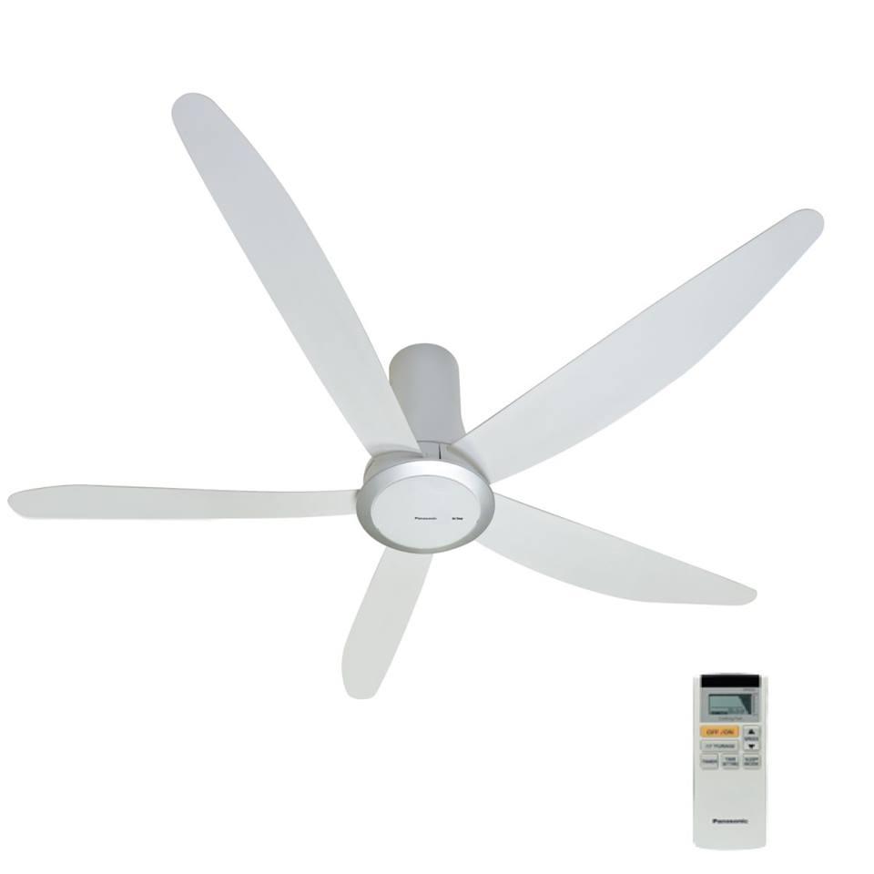 Quạt trần 5 cánh panasonic f-60tdn - động cơ dc tiết kiệm điện công suất 37w