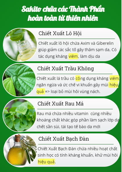 XỊT KHỬ MÙI SAKITO NƯỚC HOA CAO CẤP