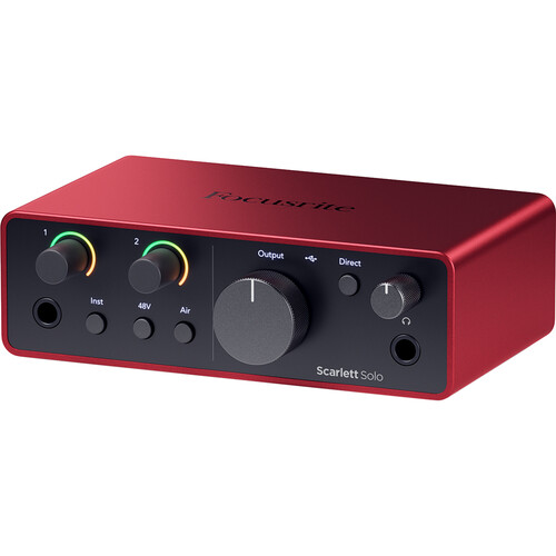 Card âm thanh Focusrite Scarlett Solo USB-C Audio Interface (4th Generation) (0503)
