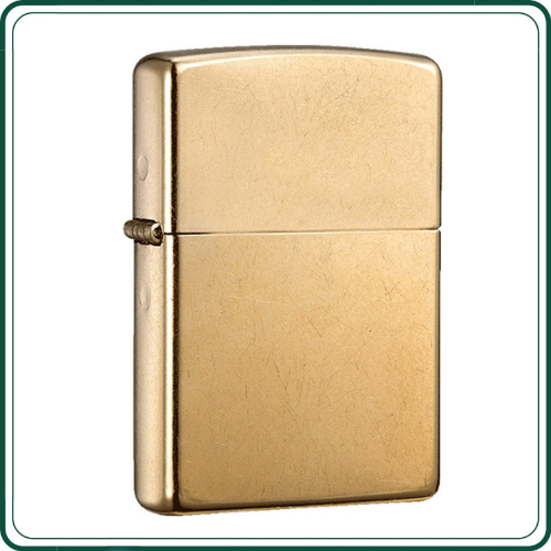 Bật lửa Zippo Brushed Solid Brass