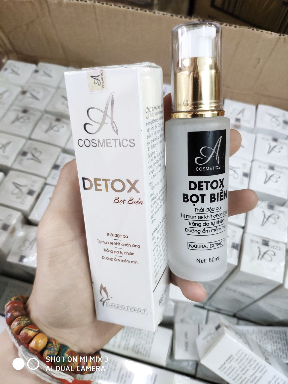 NẠ Detox bọt biển thải độc tố cho da