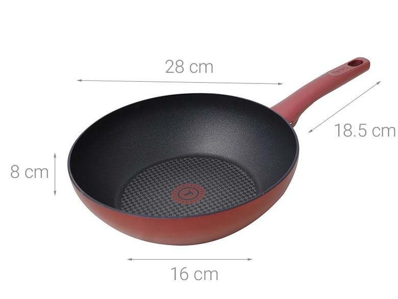 Chảo xào chống dính đế từ 28cm Tefal Character