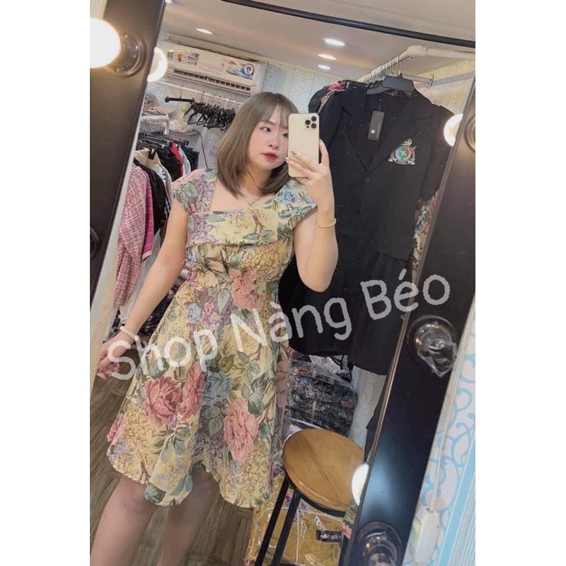 [HCM]Đầm Lệch Vai Bigsize 60-90Kg (Có Size)