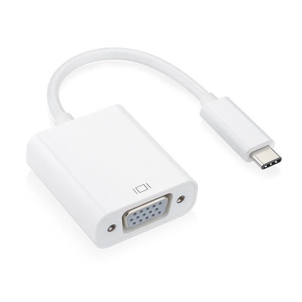 Cáp chuyển Type-C ra VGa, Type-C to VGA, USB C ra VGA (cổng cái)